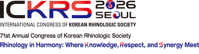 71th Annual Congress of Korean Rhinologic Society, Rhinology in Harmony: Where Knowledge, Respect and Synergy Meet, March 14(sat) - 15(sun), coex, seoul, korea